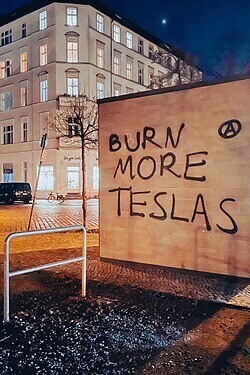 2025 Tesla vandalism - Wikipedia, Picture